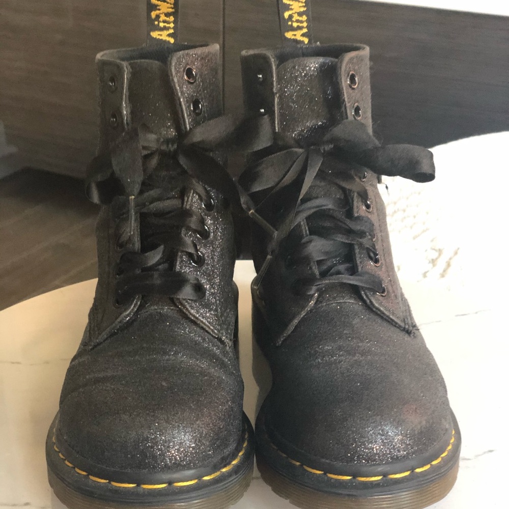 Dr Martens 1460 Pascal Black Glitter